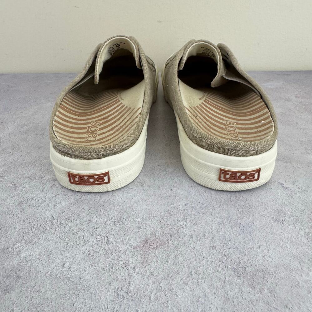 Taos Shoes Womens 7.5 EZ Soul Sneakers Slip On Canvas Comfort Arch Support Read - Picture 3 of 11